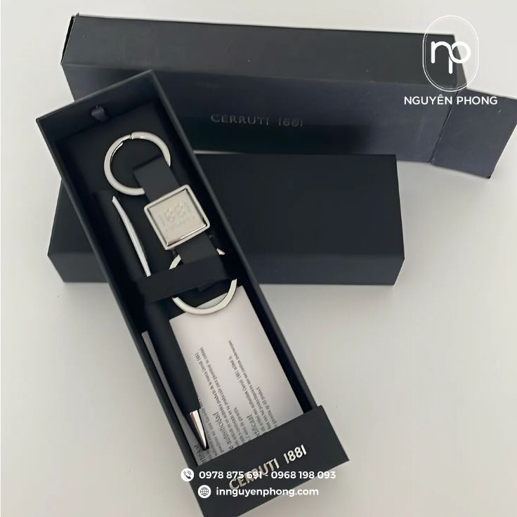 Dạng hộp âm dương đựng móc khóa